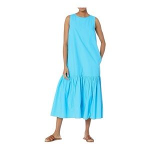 The Drop Women’s Size XS Sleeveless Blue Midi Dress